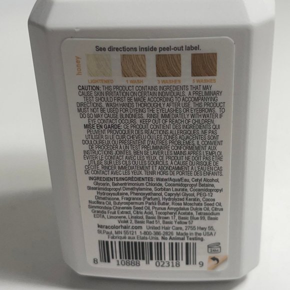 KeraColor Hair Kera Color Clenditioner Prevent Fading Honey